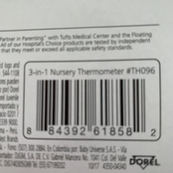 Safety 1st 3-in-1 Nursery Thermometer Underarm Oral Rectal 30 Second Reading - Picture 3 of 7